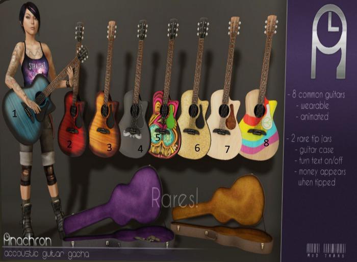 Anachron - Accoustic Guitar Gacha - Maple Sunburst