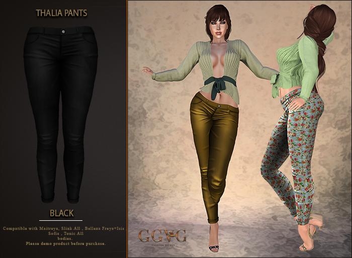 GGVG THALIA PANTS BLACK