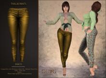 GGVG THALIA PANTS BRASS