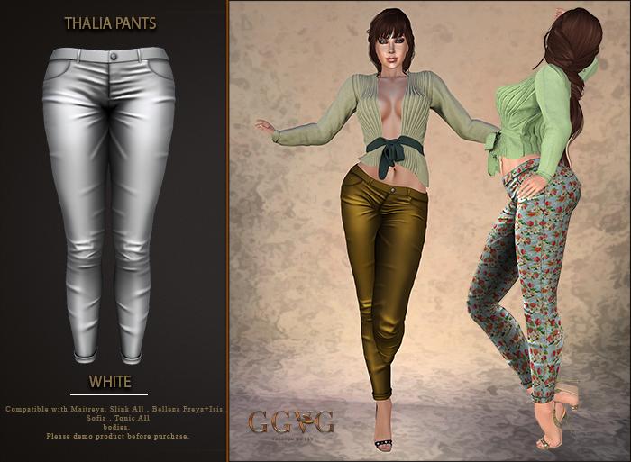 GGVG THALIA PANTS WHITE
