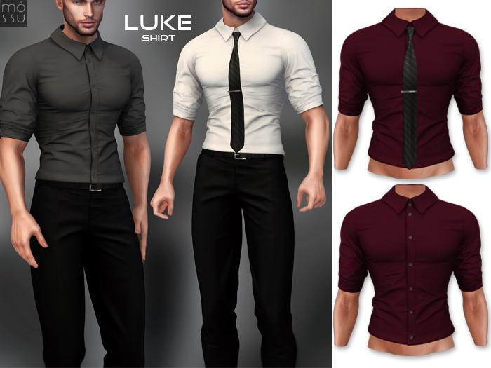 Mossu - Luke Shirt - Wine