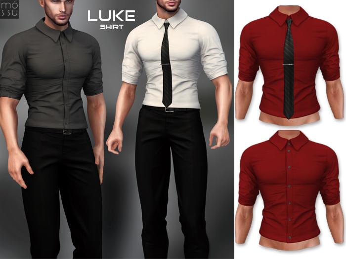 Mossu - Luke Shirt - Red