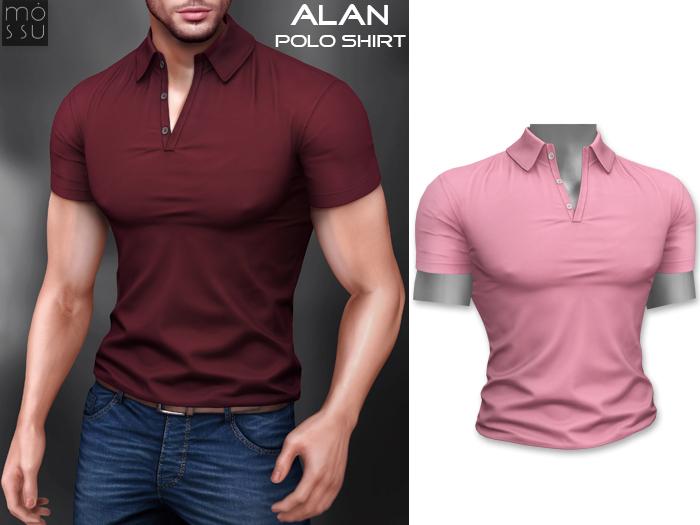 Mossu - Alan.Polo Shirt - Pink (Wear)