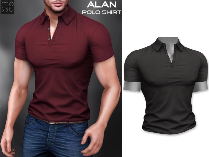 Mossu - Alan.Polo Shirt - Gray (Wear)