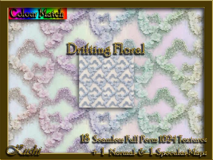 !Kushi! DriftingFloral Textures -WearToUnpack