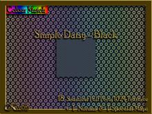 Simple Daisy Black Textures