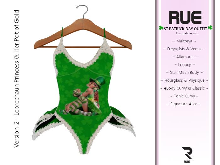 :: RUE :: St Patrick's Dress & Hat V2