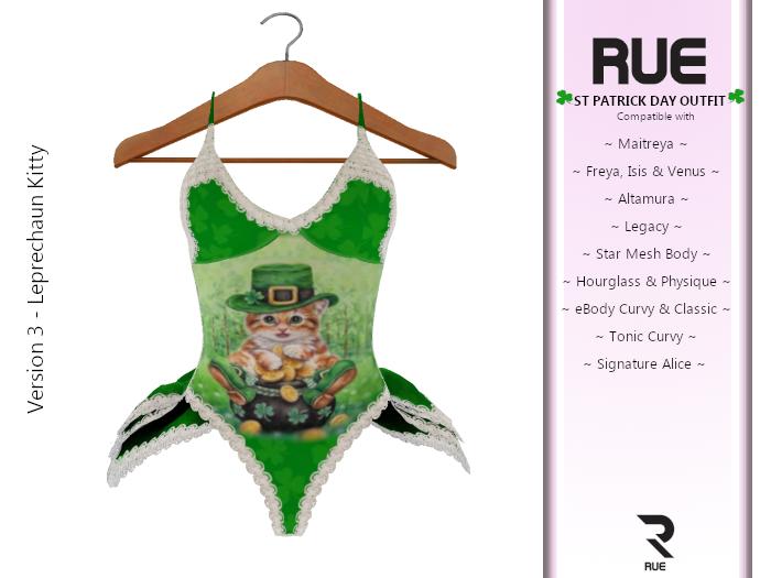 :: RUE :: St Patrick's Dress & Hat V3
