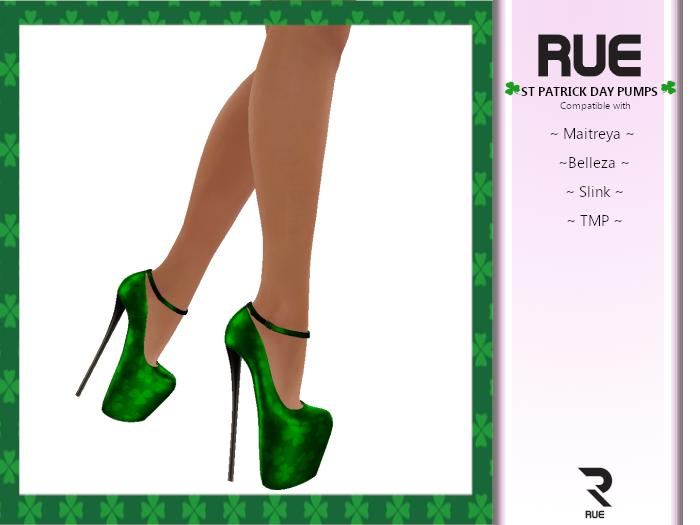 :: RUE :: St Patrick's Day Pumps