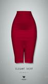 -Pixicat- Elegant Skirt (Red)