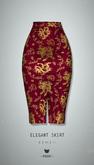 -Pixicat- Elegant Skirt (DragonRed)