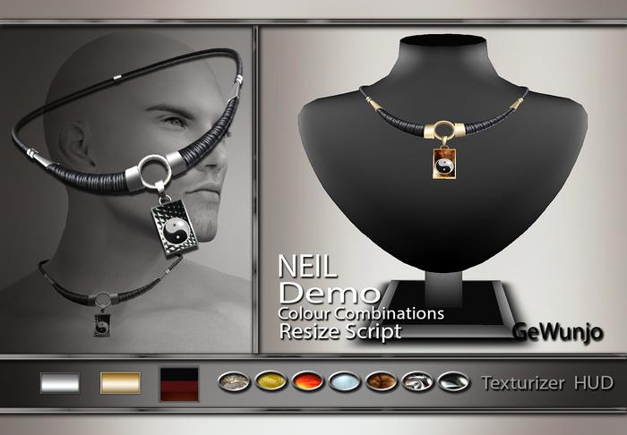 GeWunjo : NEIL male necklace DEMO