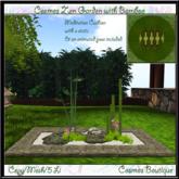 Cosmos Zen Garden with Bamboo MESH. (BOX)