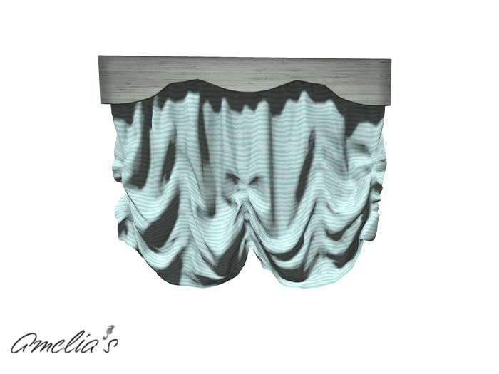 Amelia's Ruffled Window Dressing (Waves/Bleached) Boxed