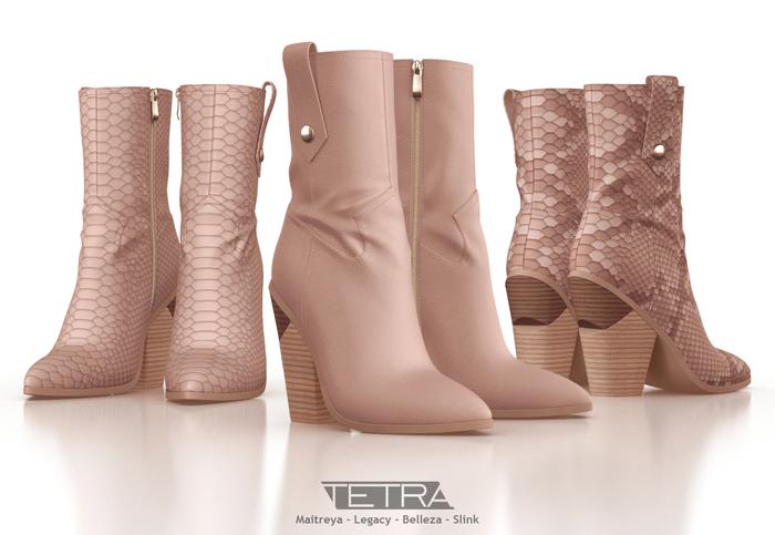 TETRA - Horizon boots (Cream) 3 in 1!