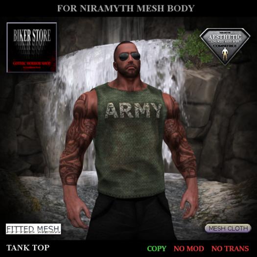 #AESTHETIC Tank Top ARMY
