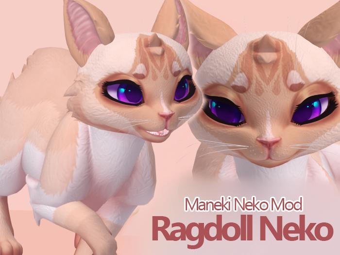 Berrybird - Ragdoll Neko [CREAM] (ManekiNekoMod)