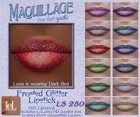 Maquillage Frosted Glitter Lipstick (add to unpack)