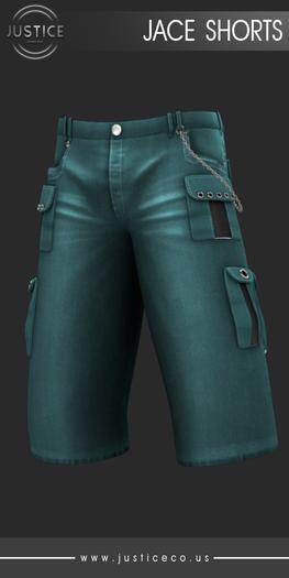 [JUSTICE] JACE SHORTS - OCEAN