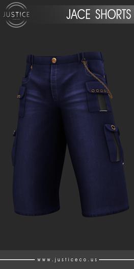 [JUSTICE] JACE SHORTS - INDIGO