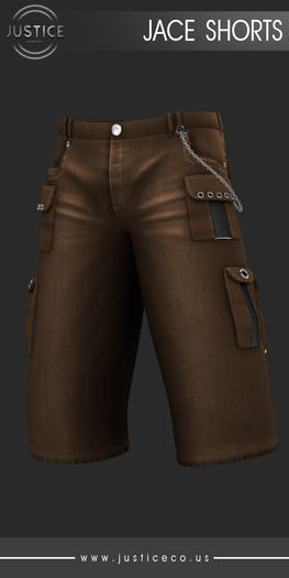 [JUSTICE] JACE SHORTS - CLAY