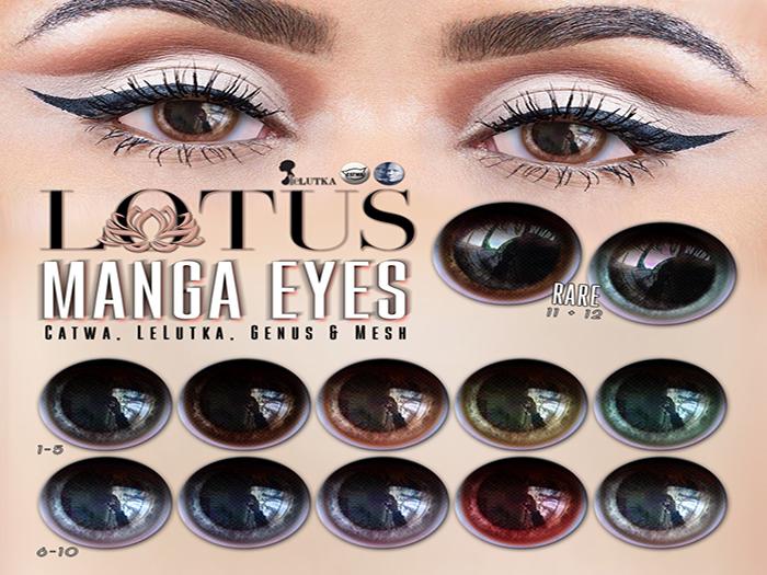 LOTUS. Manga Eyes 12 (LeLutka) RARE