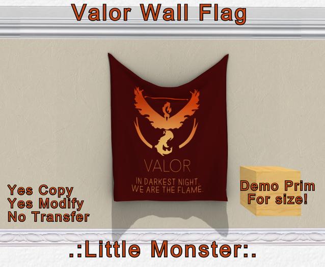 Valor Wall Flag (Boxed)