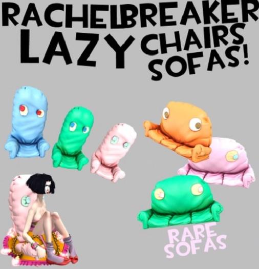 RachelBReaker LAZysofa solazy pink RARE