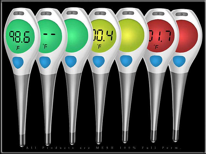 T-3D Creations [ Digital Thermometer ] Micro and Regular Mesh - Full Perm
