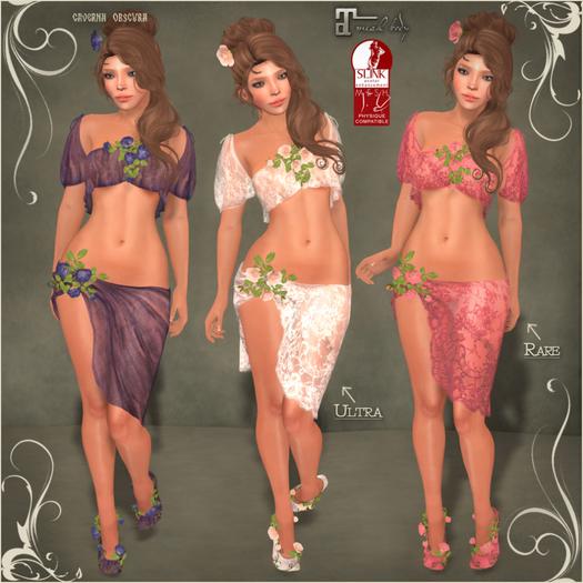 COMMON Rosalynn Shoes *White + Rose Roses* by Caverna Obscura