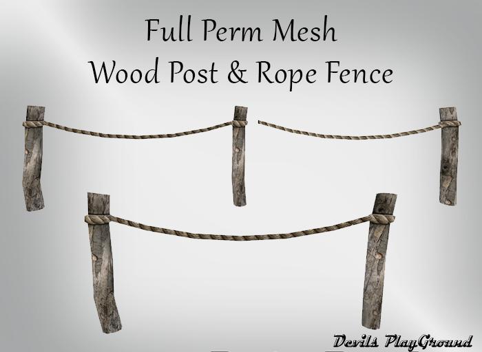 Mesh Weathered Wood Rope (Add Me)