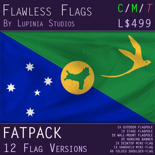 Christmas Island Flag (Fatpack, 12 Versions)