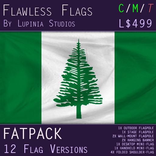 Norfolk Island Flag (Fatpack, 12 Versions)