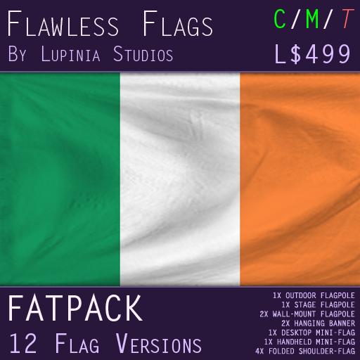 Ireland Flag (Fatpack, 12 Versions)