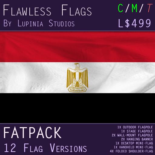 Egypt Flag (Full Kit, Boxed) - Flawless Flags