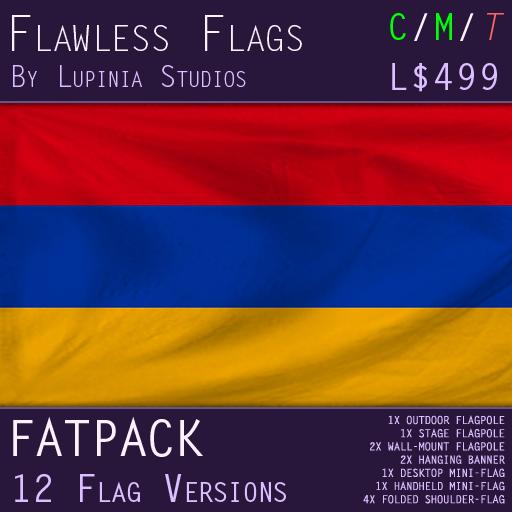 Armenia Flag (Fatpack, 12 Versions)