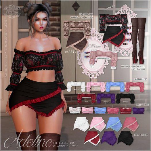 {le fil casse} Adeline Ruffle Top Maitreya RARE + Lootbox