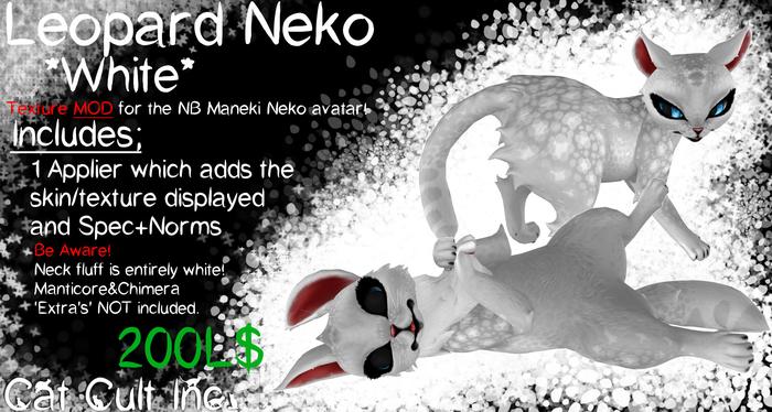 Leopard Neko White MOD