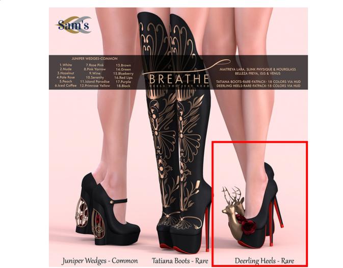 [BREATHE]-Deerling Heels-BELLEZA - RARE