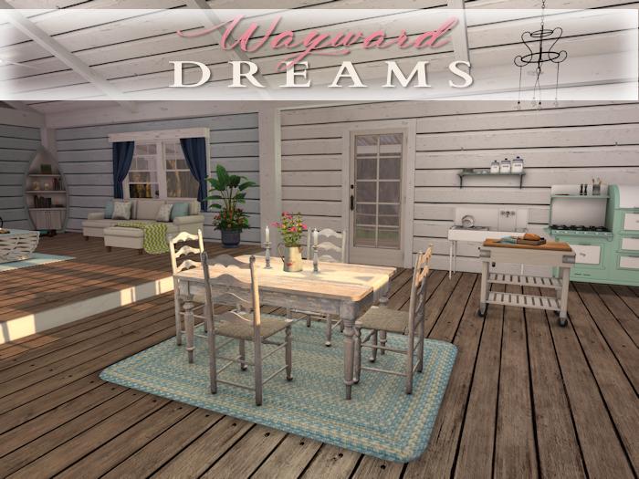 WD Beach Shack White Table PG