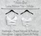 Luna ribbontop white