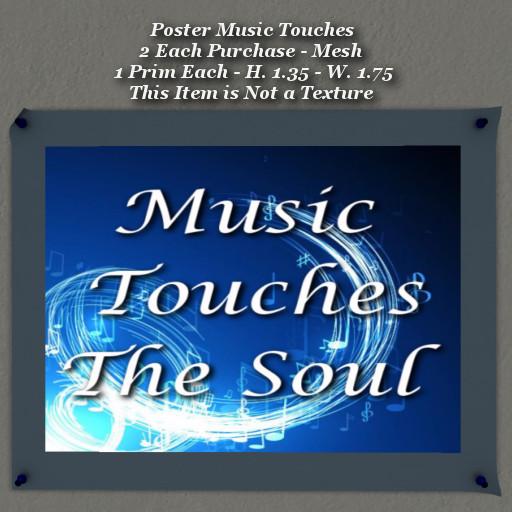Poster Music Touches