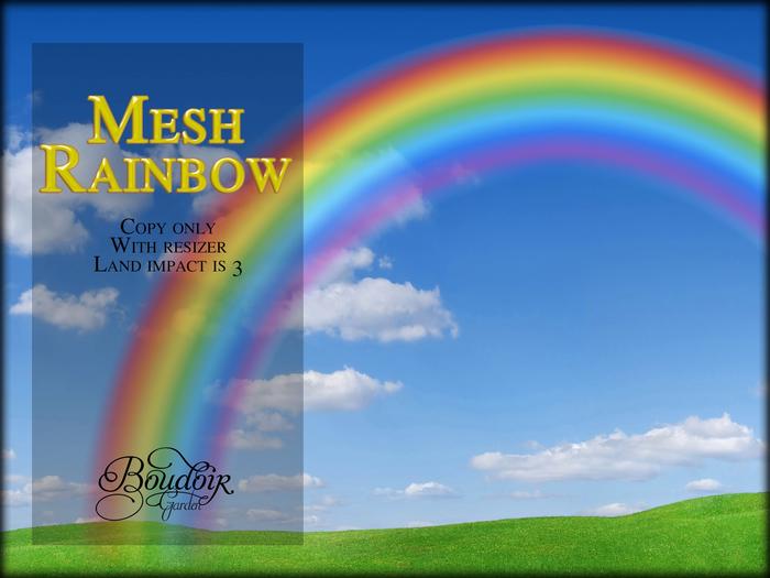 Boudoir Garden-Mesh Rainbow
