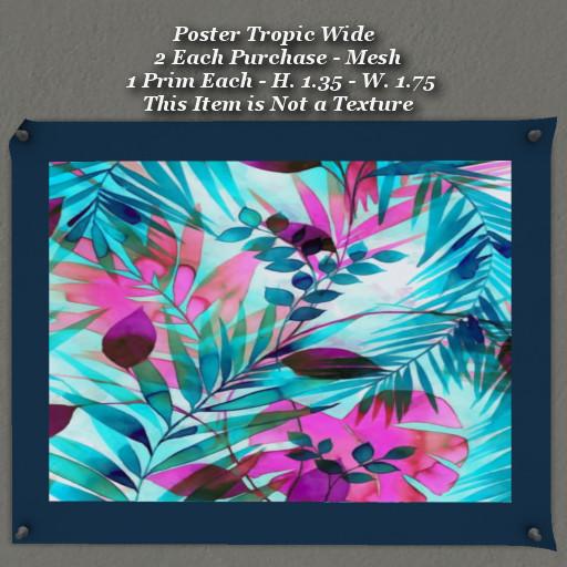 Poster Tropical Sunset