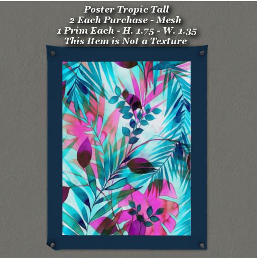 Poster Tropic Tall