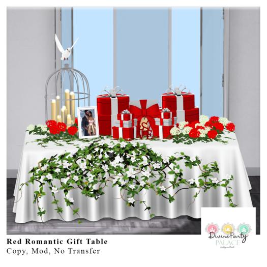 {DPP} Red Romantic Gift Table 