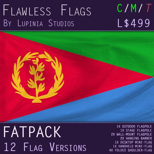 Eritrea Flag (Fatpack, 12 Versions)