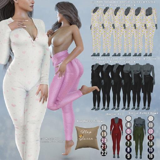 #10 *Vanilla Bae* Nap Queen {Janine} Onesie Step Five -M- White