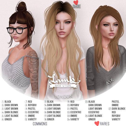 Lamb. Asleep - Light Brown Pack