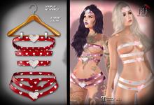 (*<*) 1313 Heartastic Set - Red w/Hearts